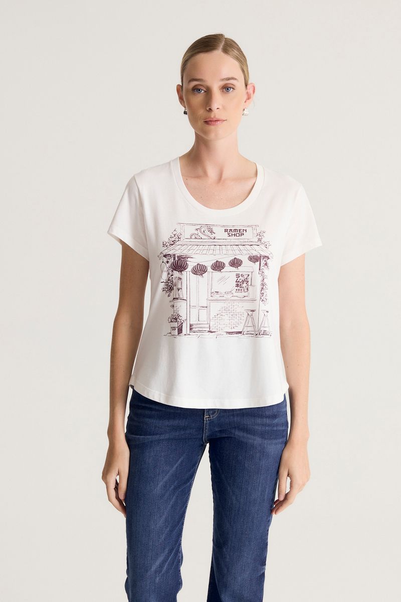 REMERA COTTON PRINT IZAKAYAS