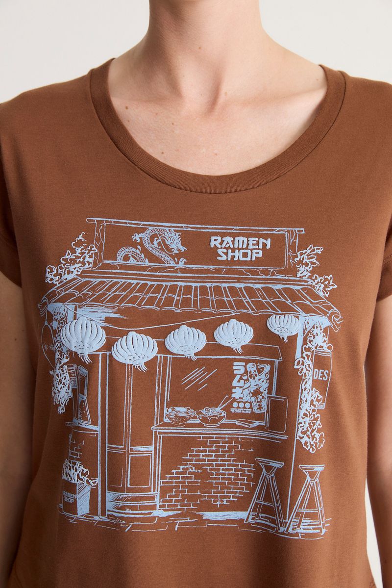 REMERA COTTON PRINT IZAKAYAS