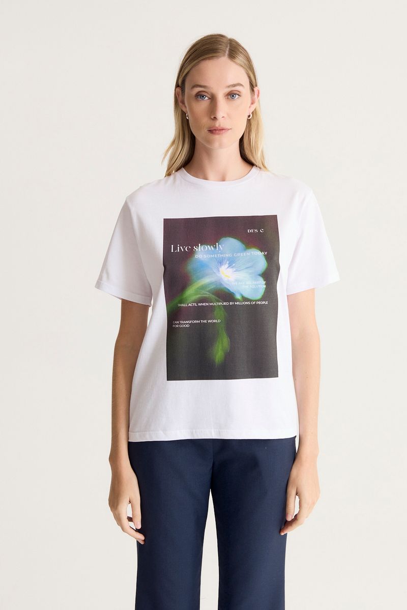 REMERA COTTON PRINT DES C