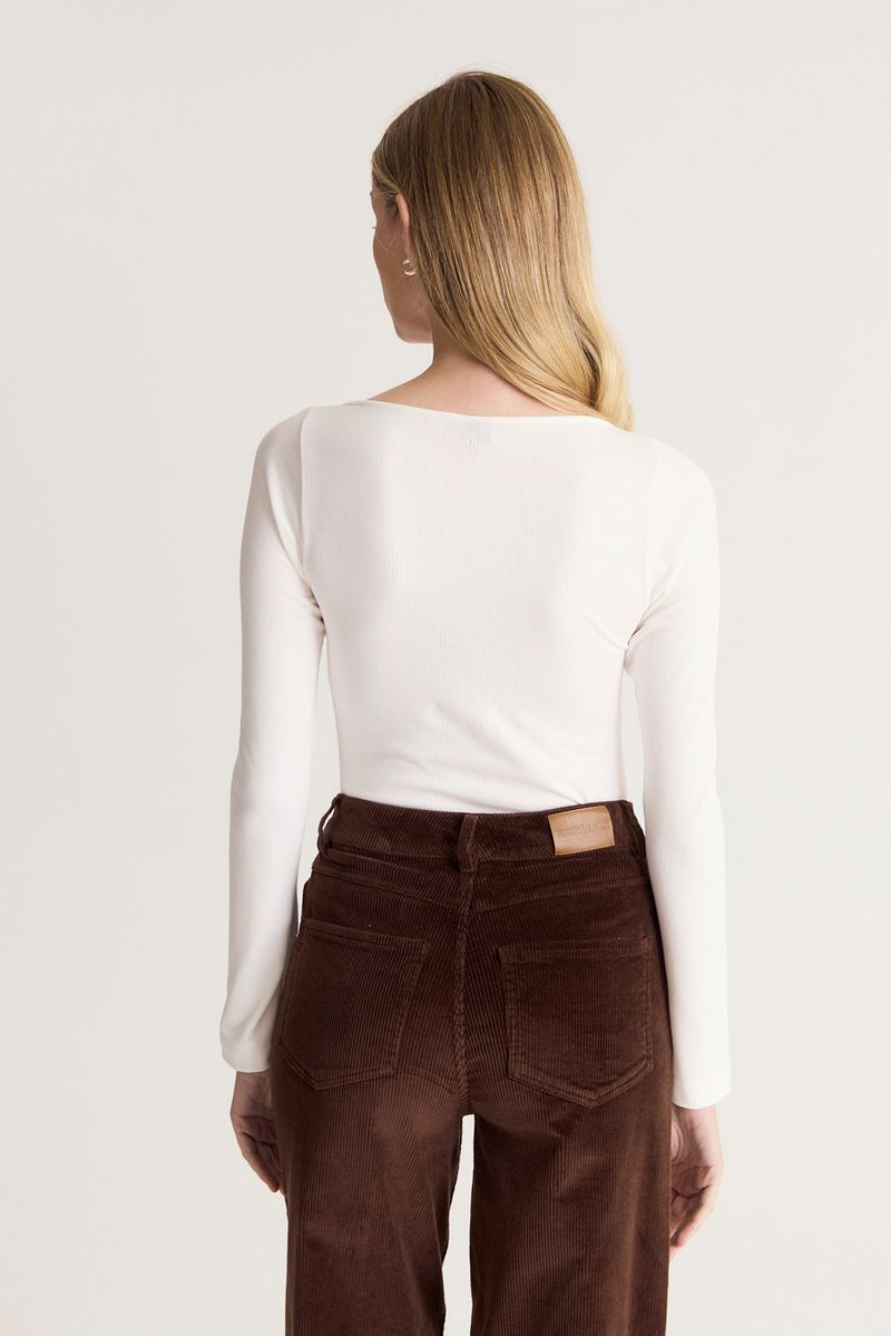 REMERA RIBBED GLOW KIM