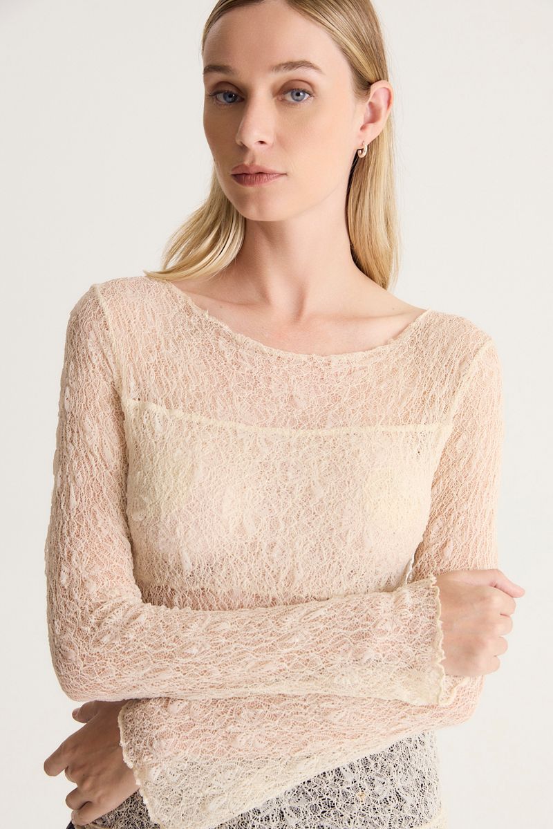REMERA LACE MADDIE