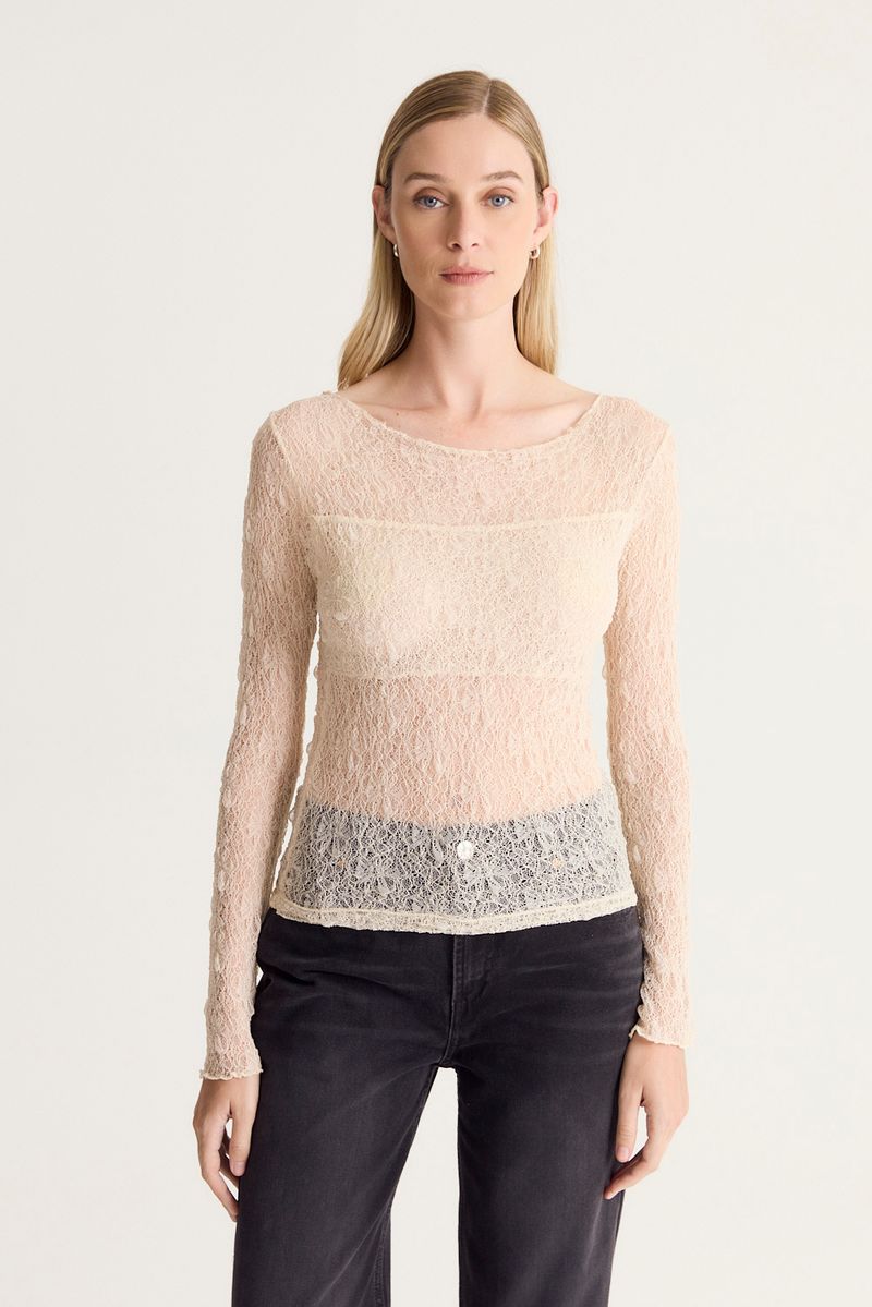 REMERA LACE MADDIE