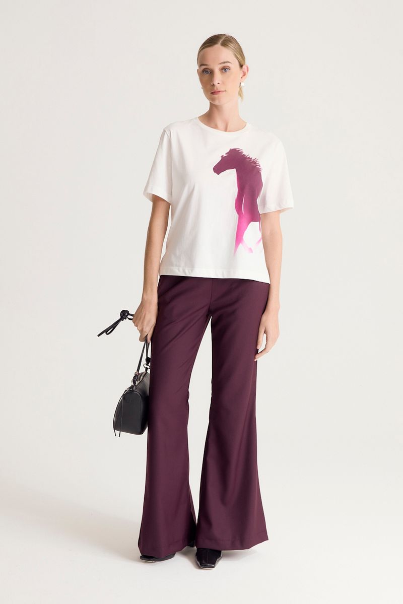 REMERA COTTON PRINT HORSE