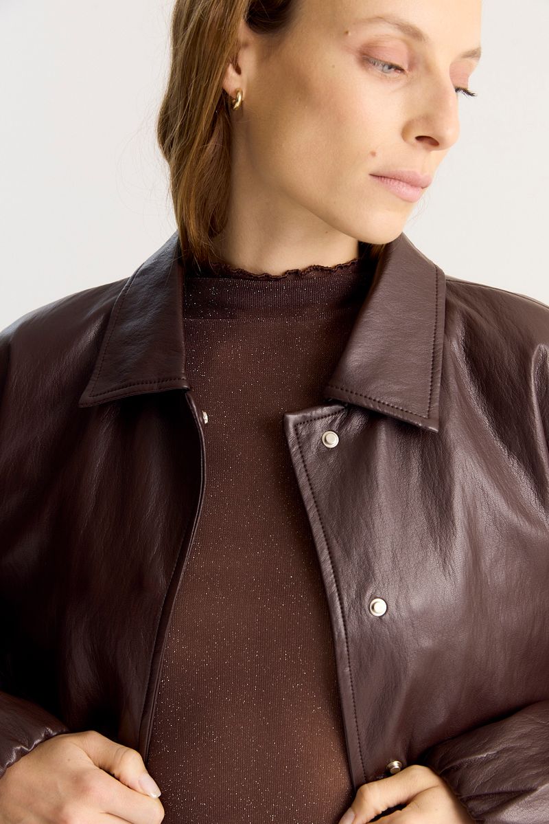 CHAQUETA VEGAN LEATHER