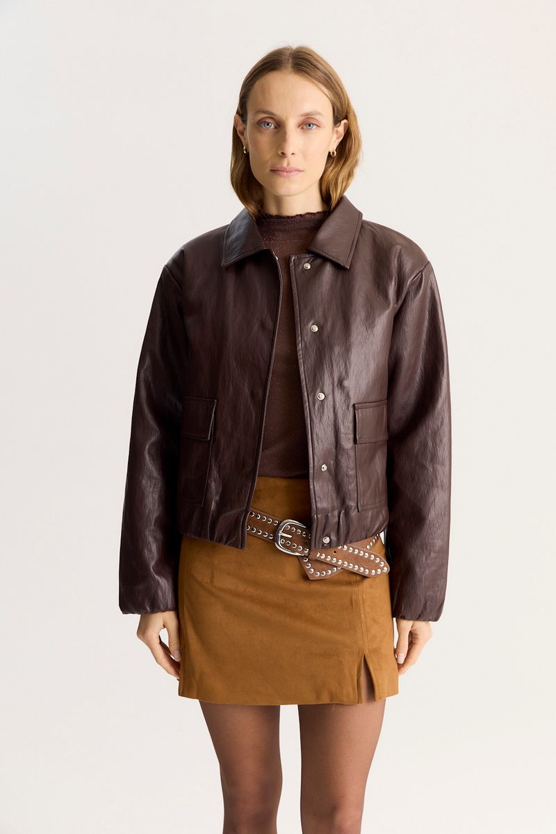 CHAQUETA VEGAN LEATHER