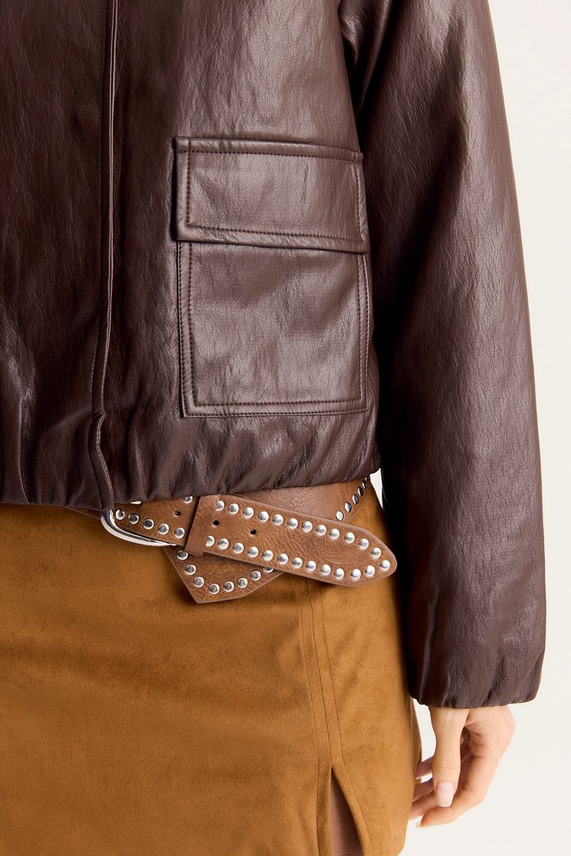 CHAQUETA VEGAN LEATHER