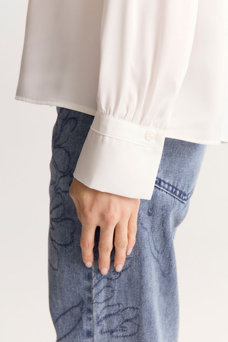 CAMISA BLUSA SATEN
