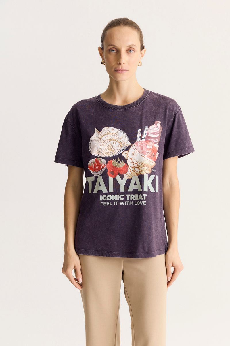 REMERA COTTON PRINT TAIYAKI
