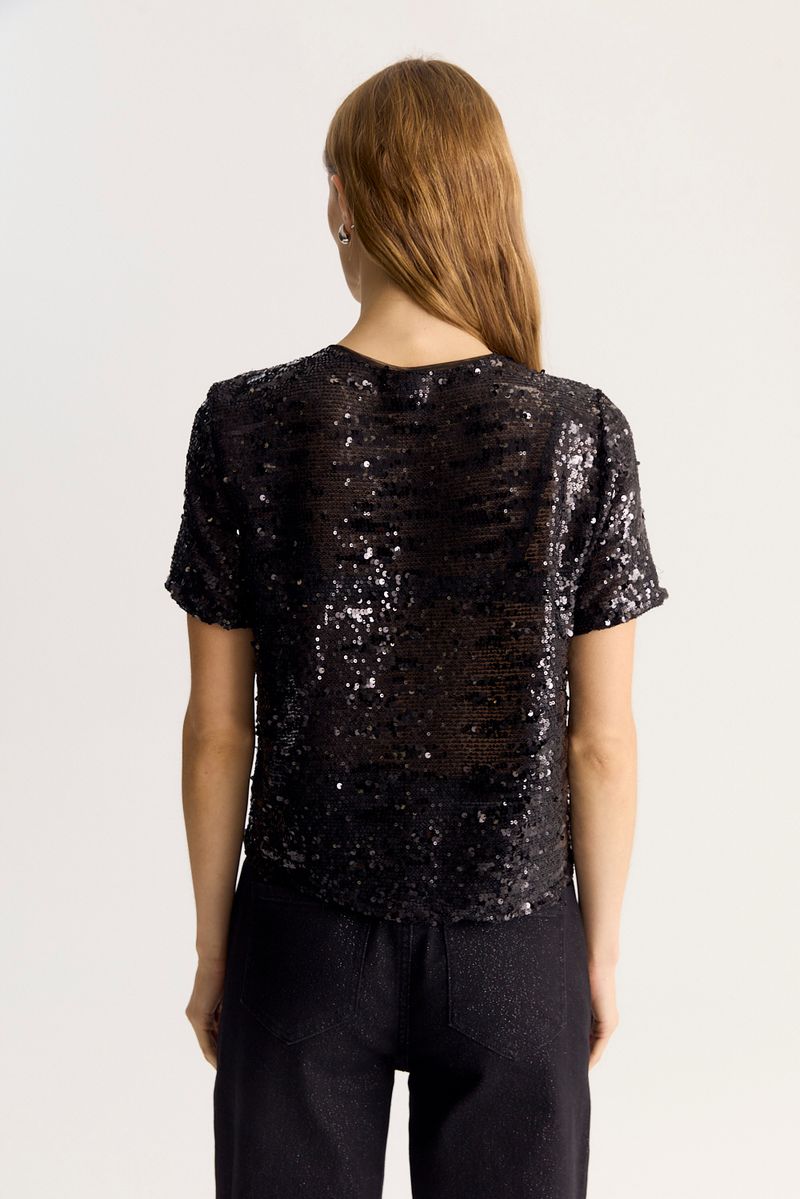 TOP SEQUINS LIZ