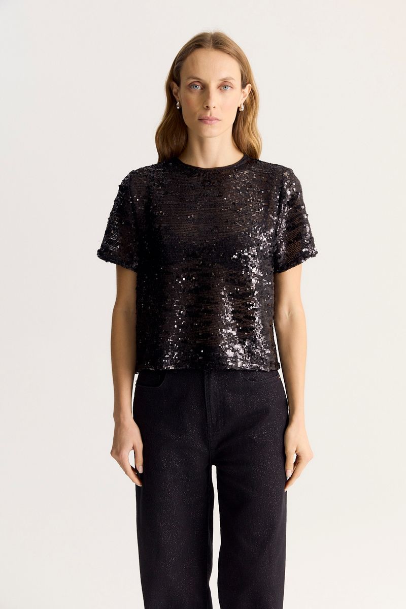 TOP SEQUINS LIZ