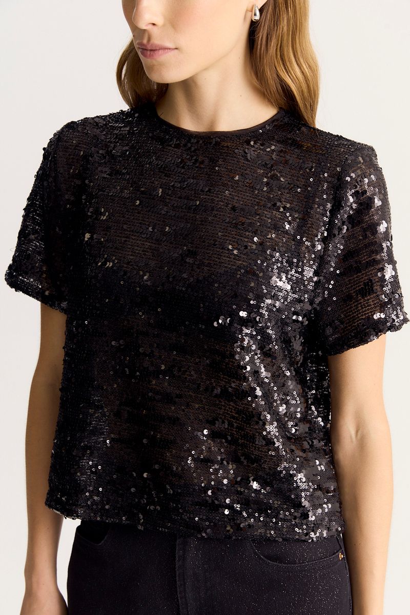 TOP SEQUINS LIZ