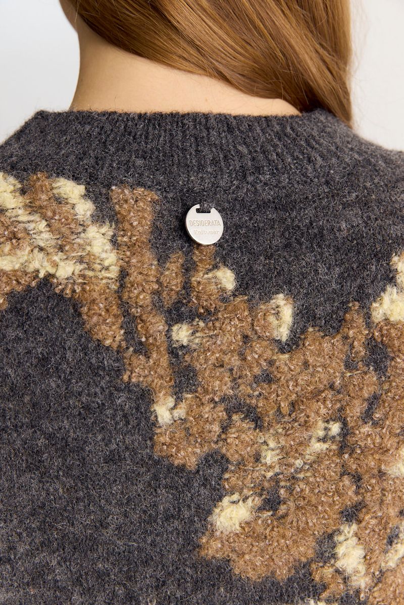 SWEATER JACQUARD FLEUR NEW