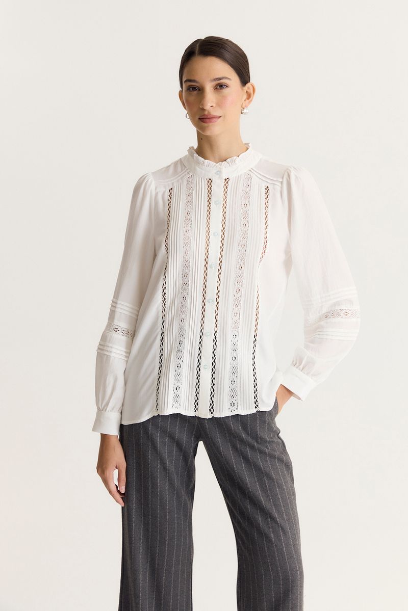 CAMISA VOILE LACES SONG