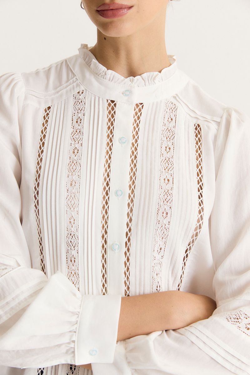 CAMISA VOILE LACES SONG