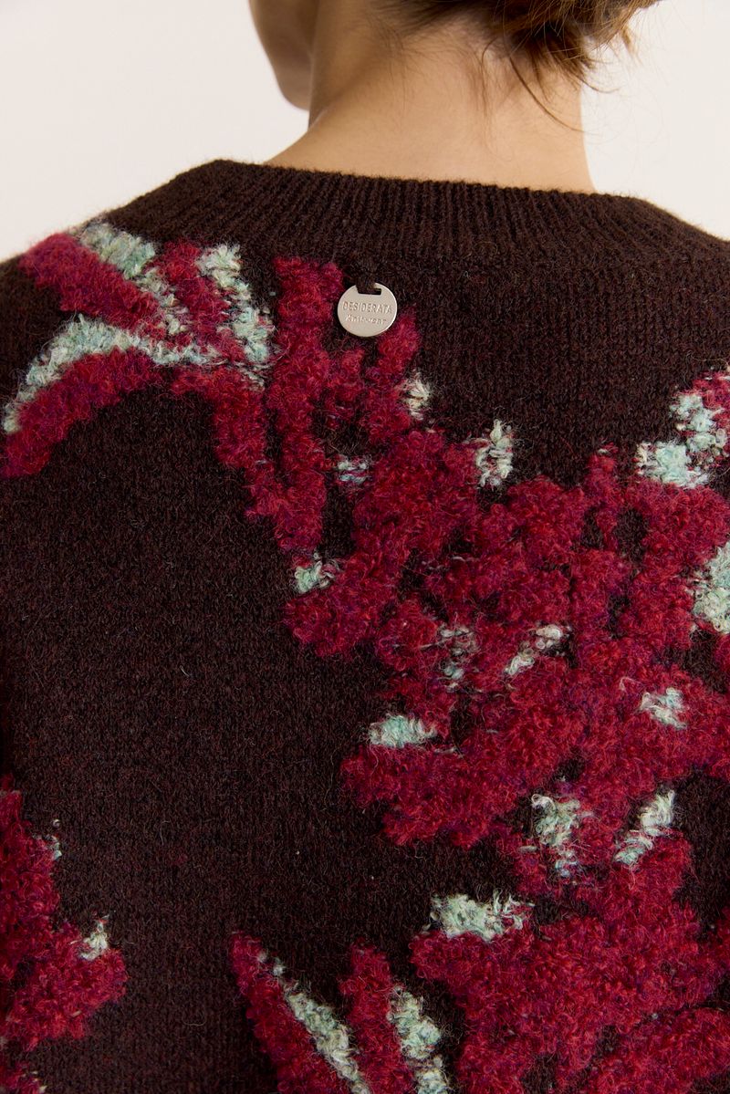 SWEATER JACQUARD FLEUR NEW