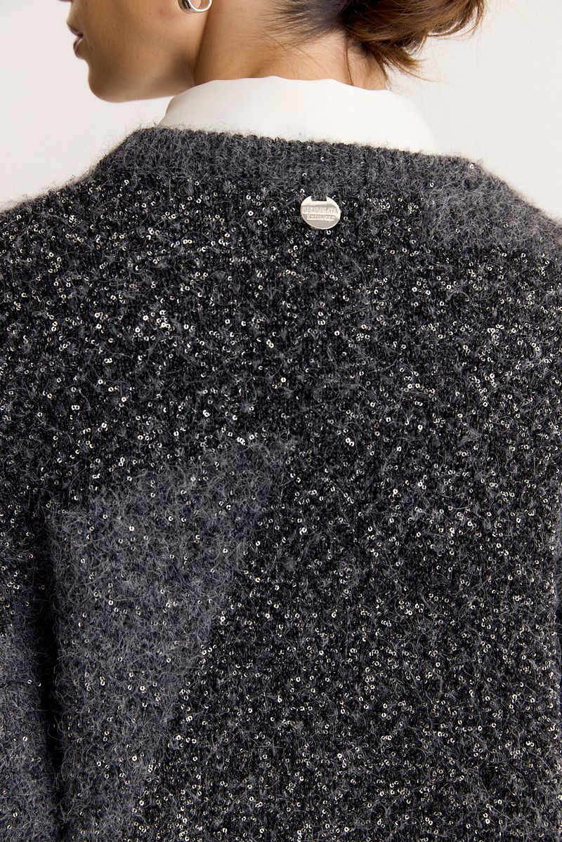 CARDIGAN LONG SHINE