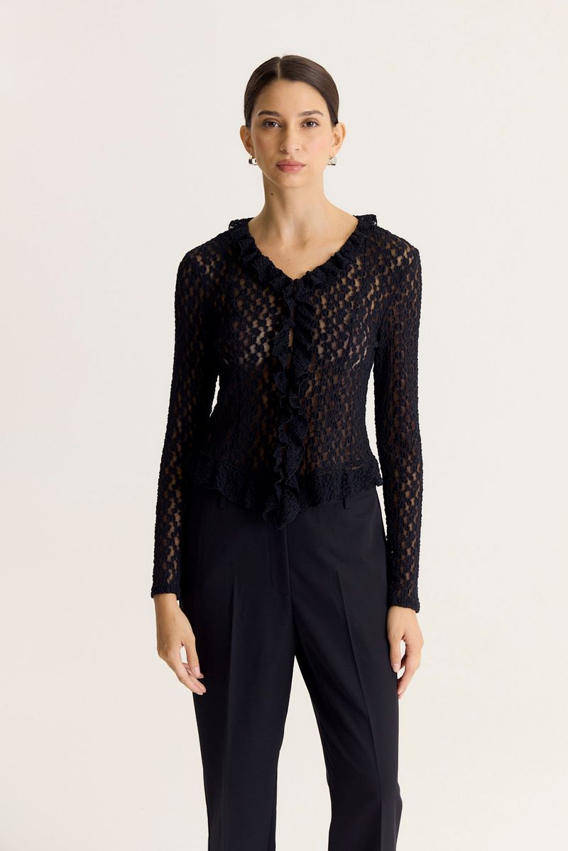 TOP LACE RUFFLES