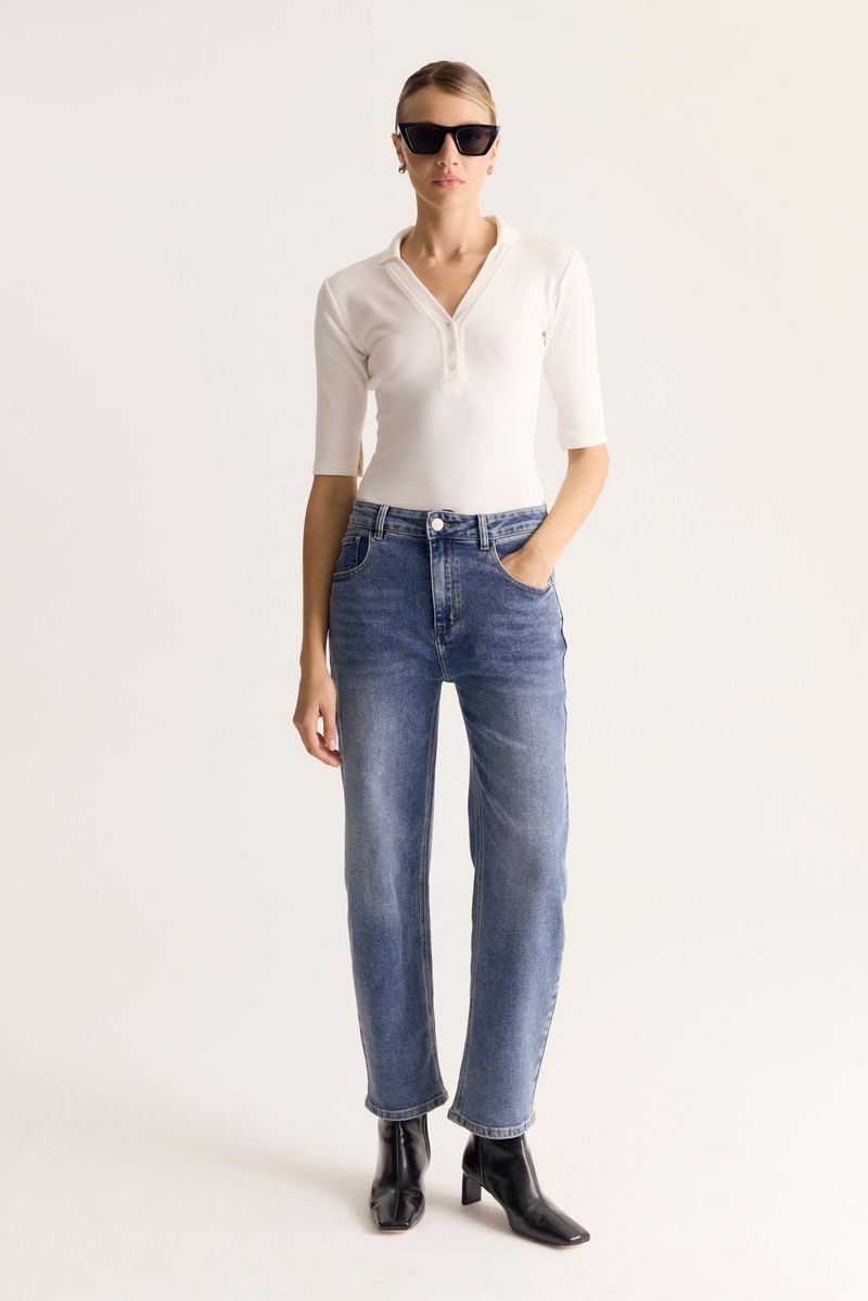 BODY RIBBED POLO