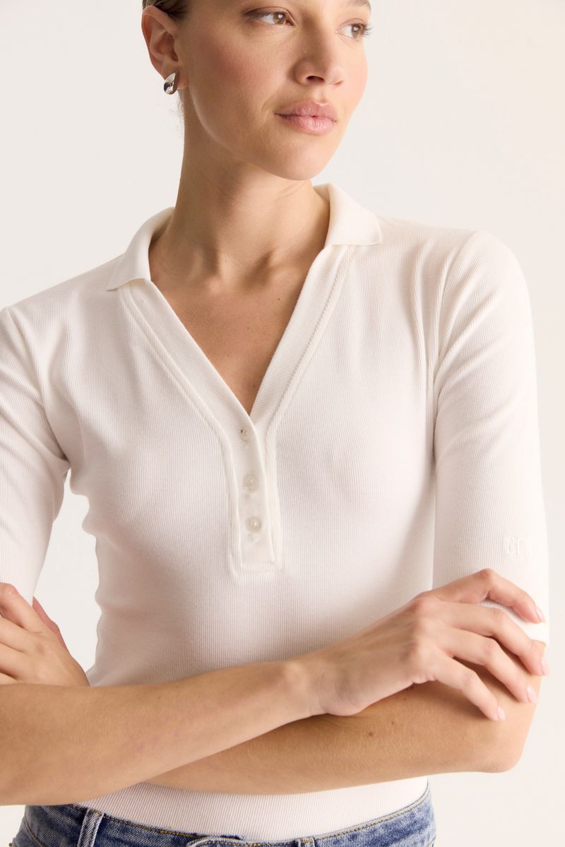 BODY RIBBED POLO