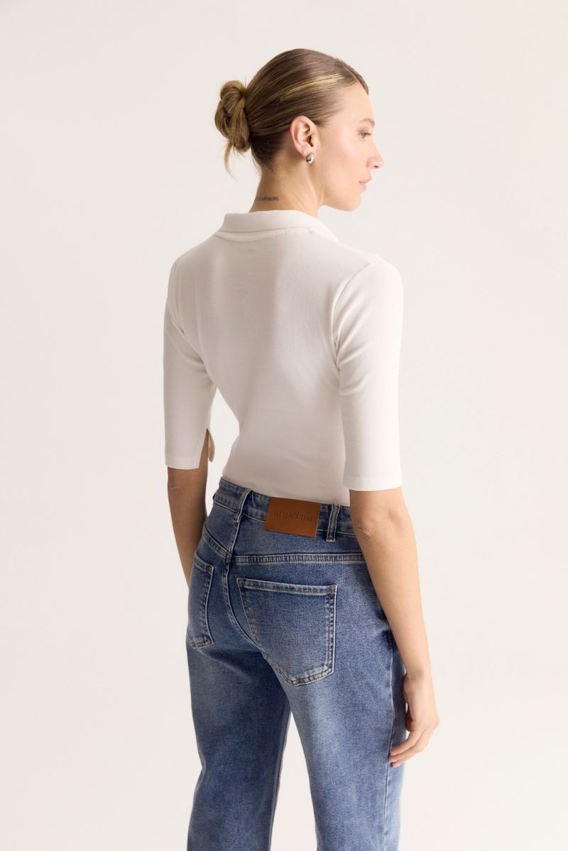 BODY RIBBED POLO