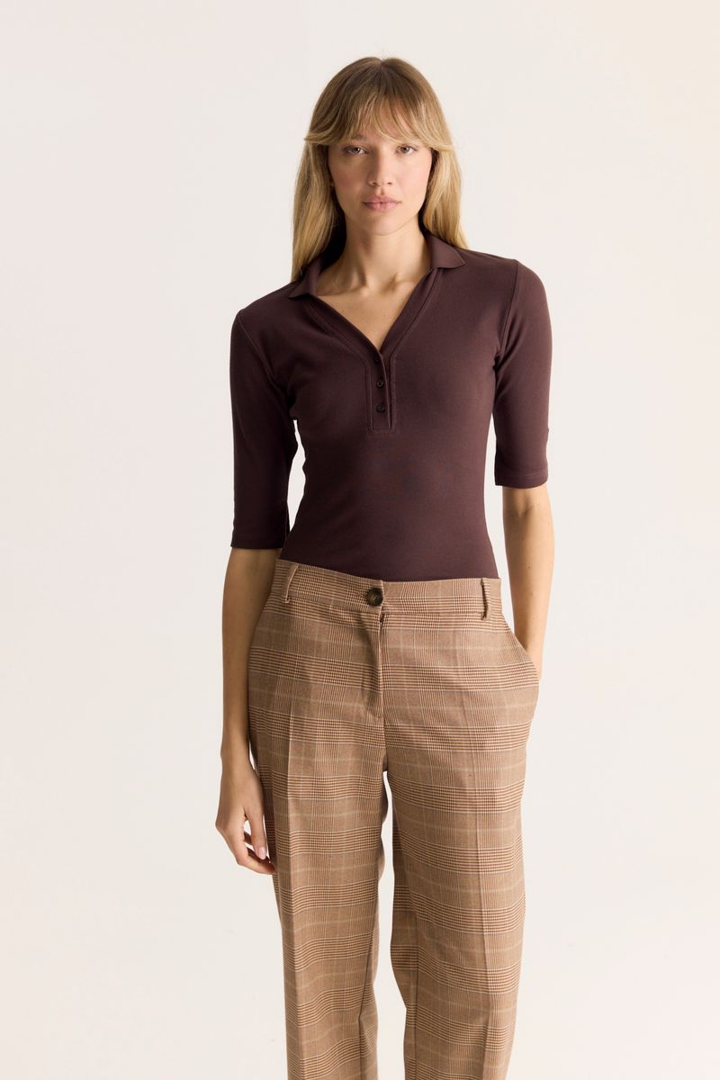 BODY RIBBED POLO