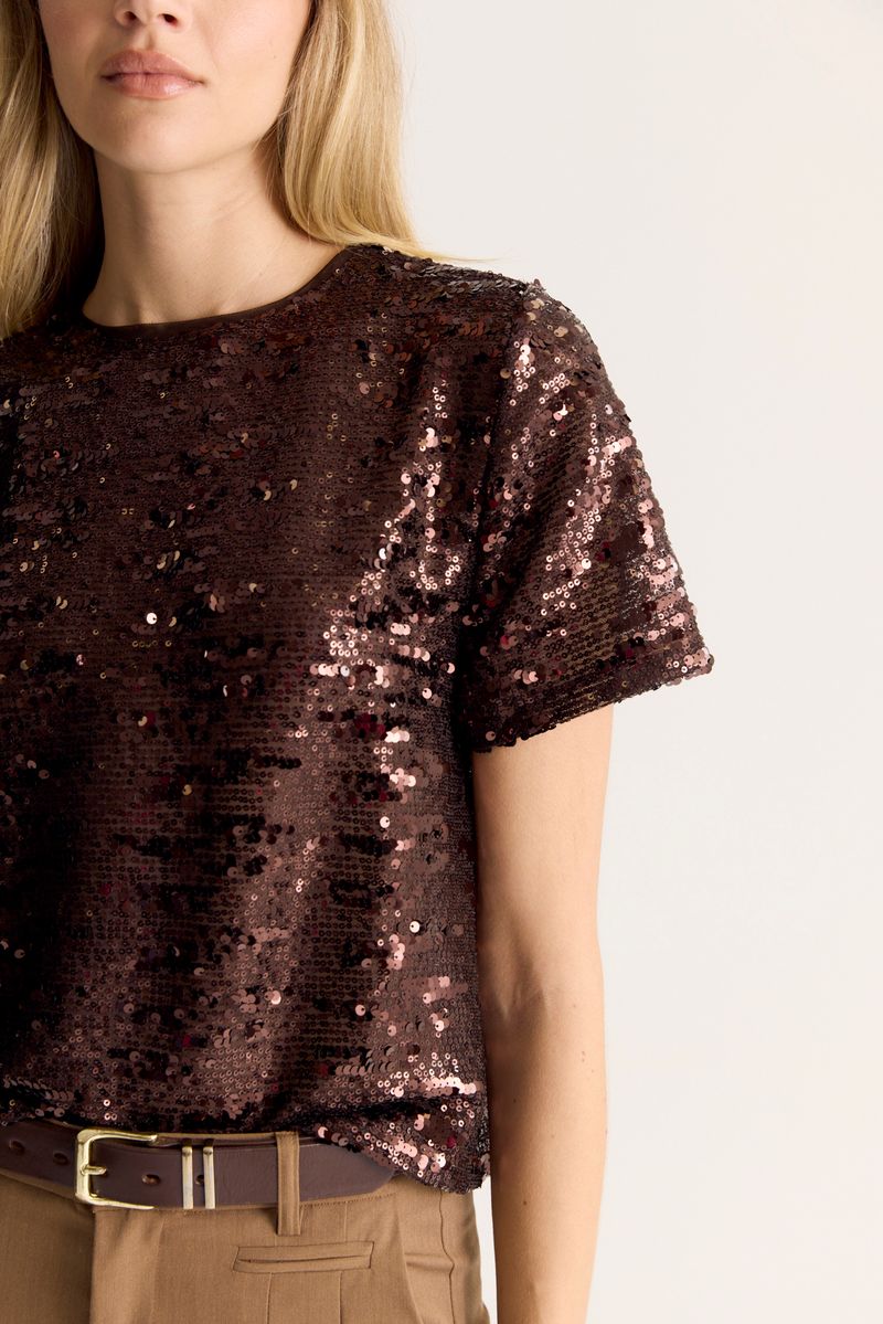 TOP SEQUINS LIZ