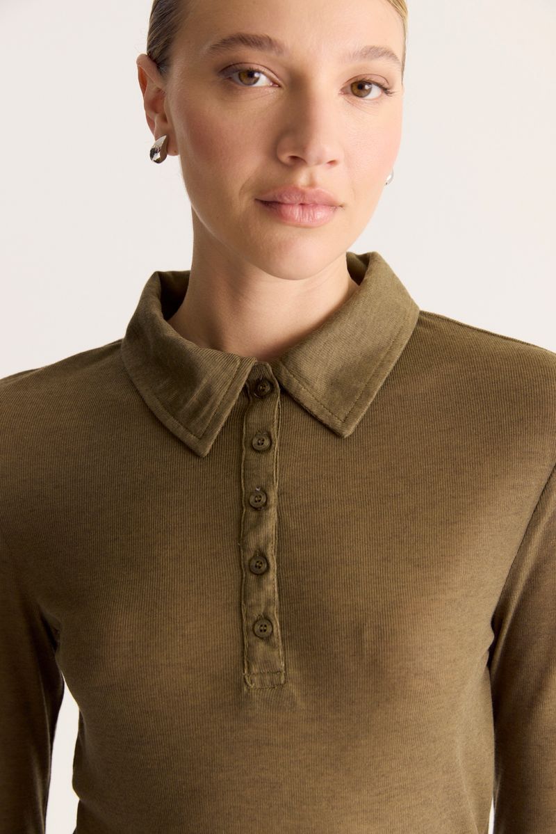 REMERA POLO LONG MERYL