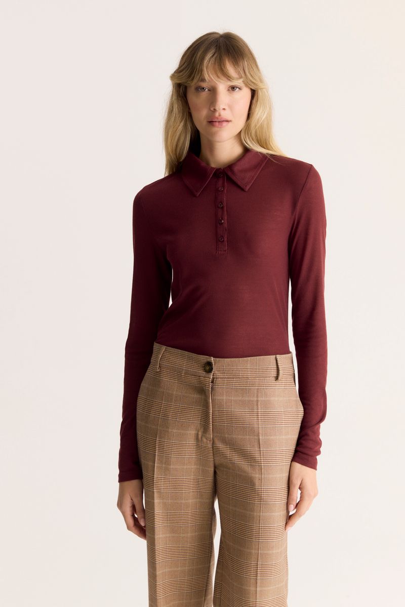 REMERA POLO LONG MERYL