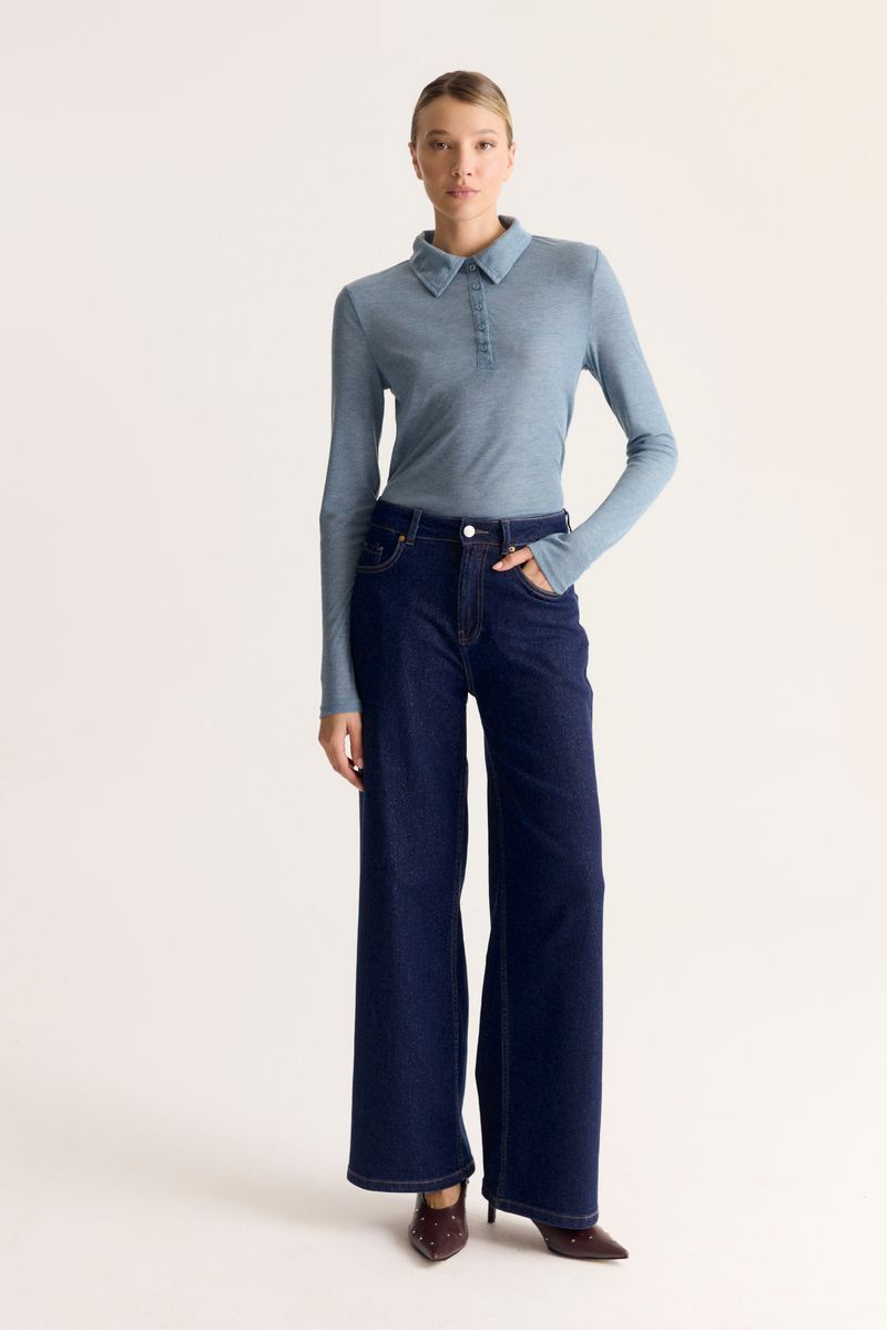 REMERA POLO LONG MERYL