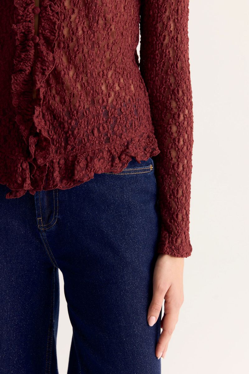 TOP LACE RUFFLES