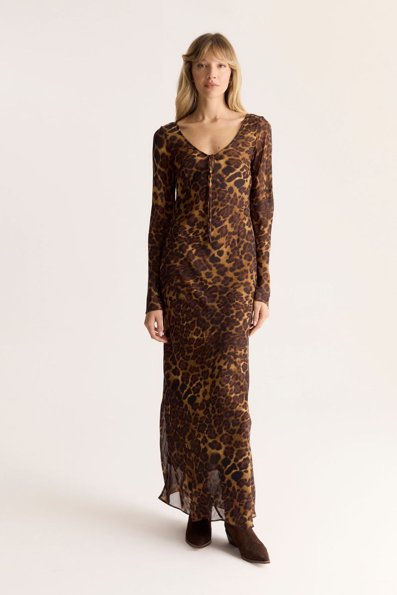VESTIDO LONG ANIMAL