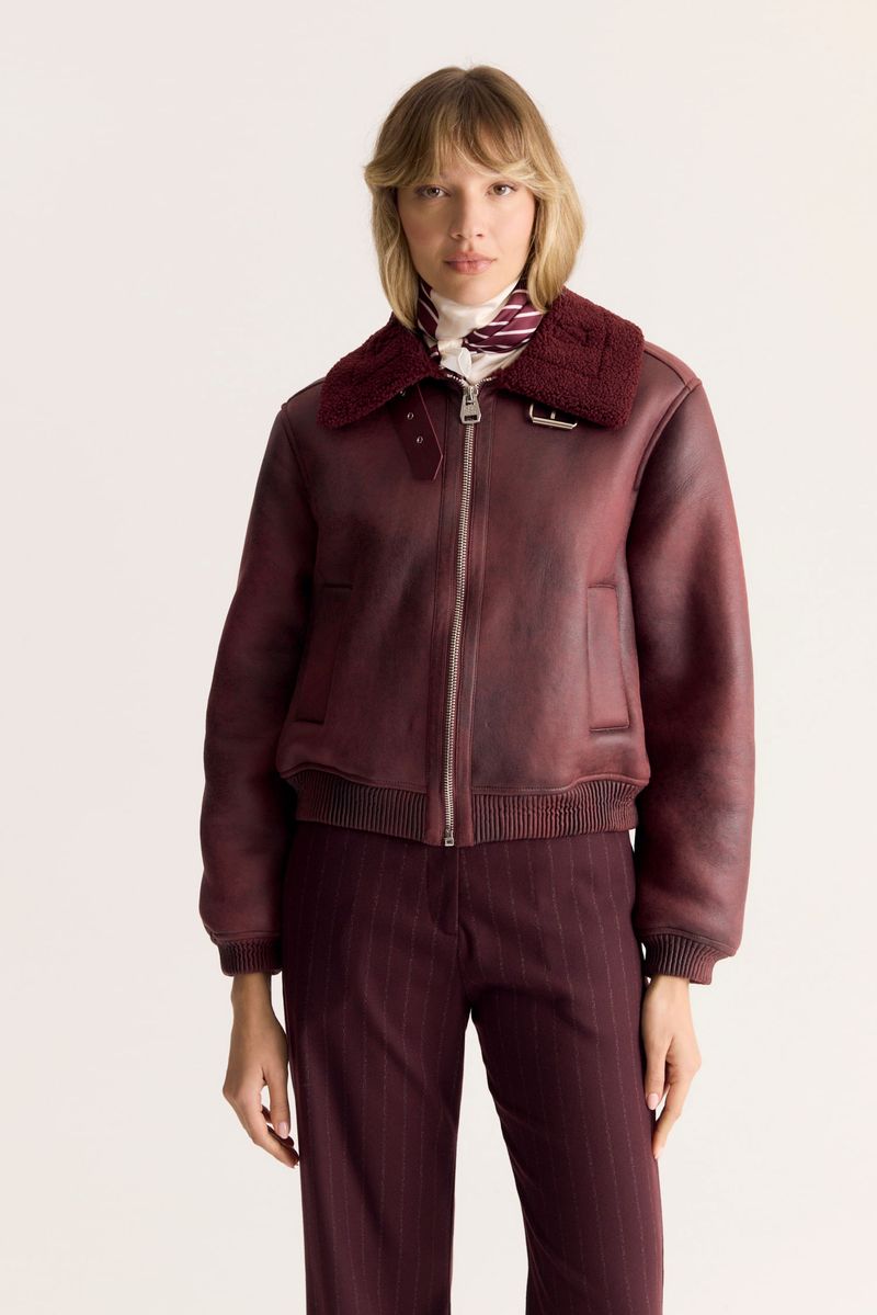 CAMPERA AVIADOR NOBUCK