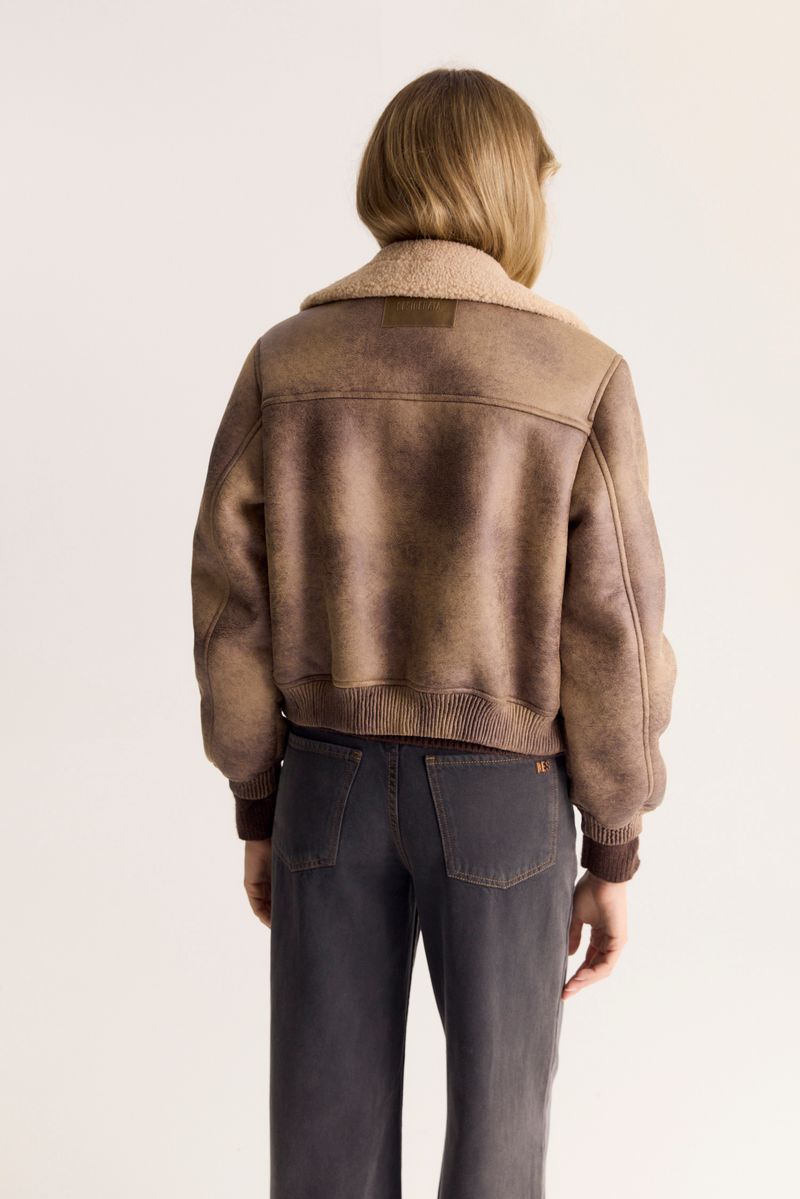 CAMPERA AVIADOR NOBUCK