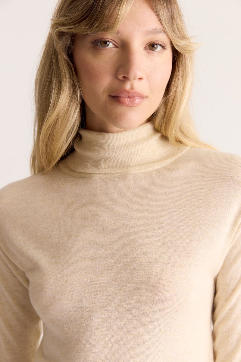SWEATER TURTLE ESSENTIAL LUREX