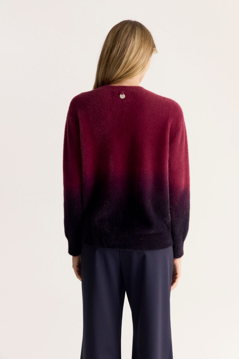 SWEATER ERODED FUR