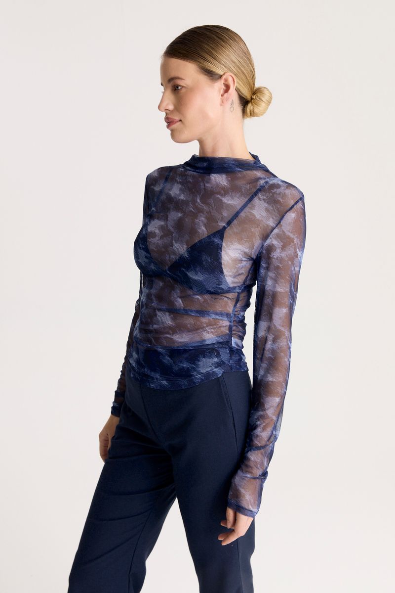 REMERA PRINT DENIM LIKE
