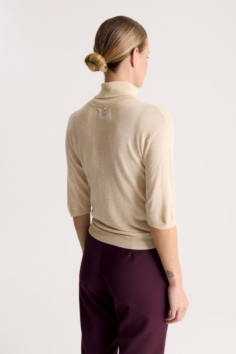 SWEATER TURTLE ESSENTIAL LUREX