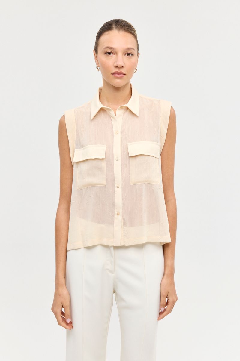 CAMISA CRINKLE SHEER LARA