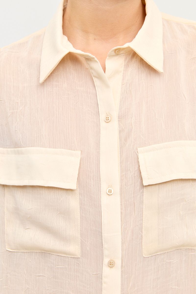 CAMISA CRINKLE SHEER LARA