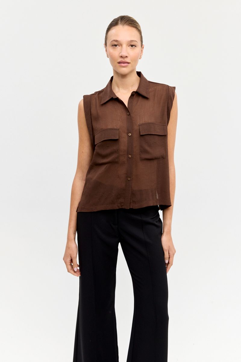 CAMISA CRINKLE SHEER LARA