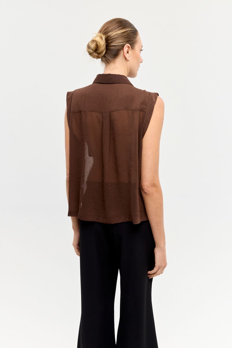 CAMISA CRINKLE SHEER LARA