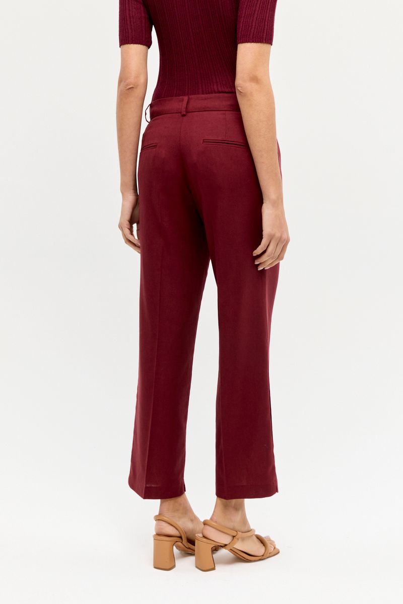 PANTALON LINO GARDENIA