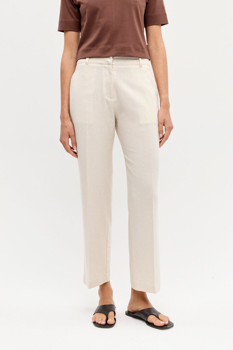 PANTALON LINO GARDENIA