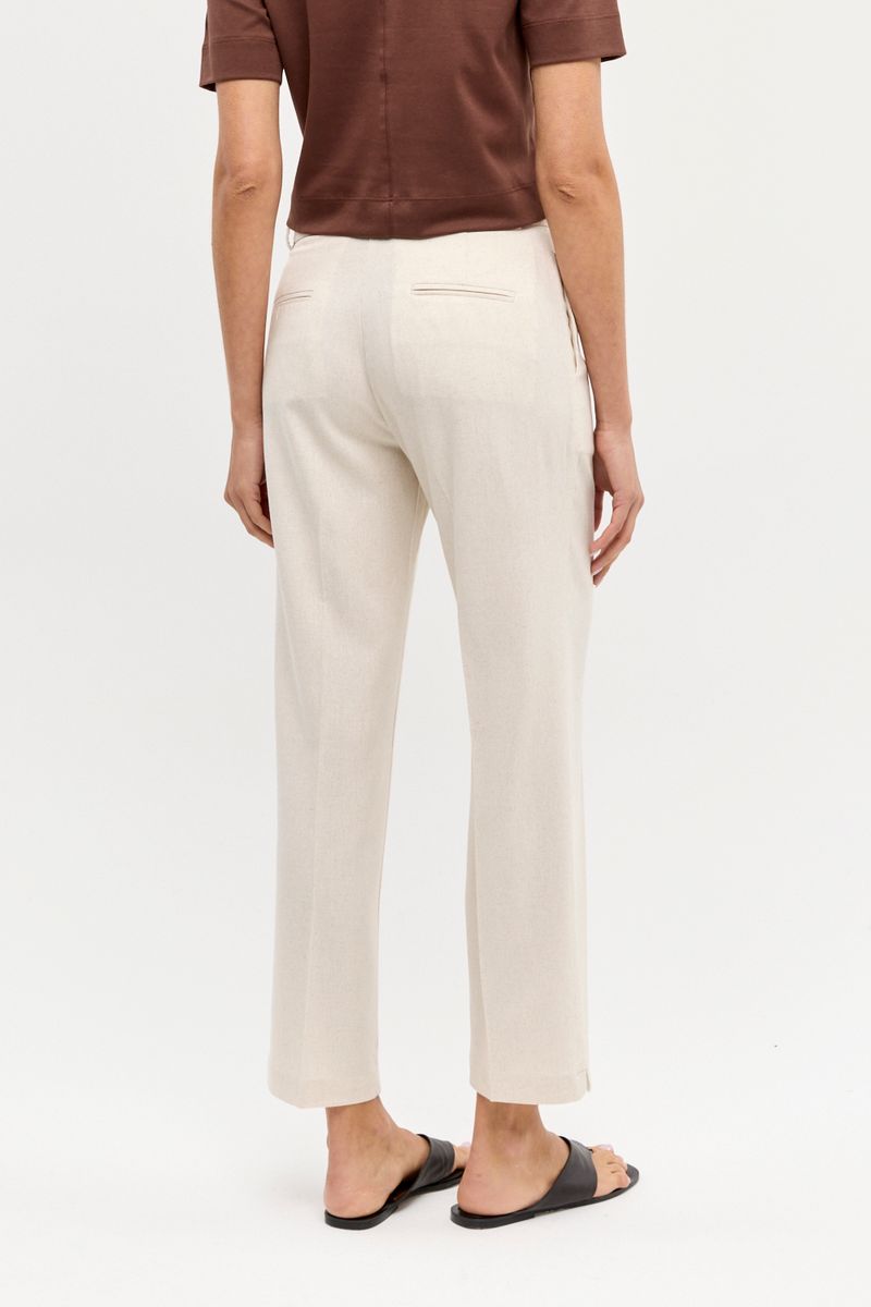 PANTALON LINO GARDENIA