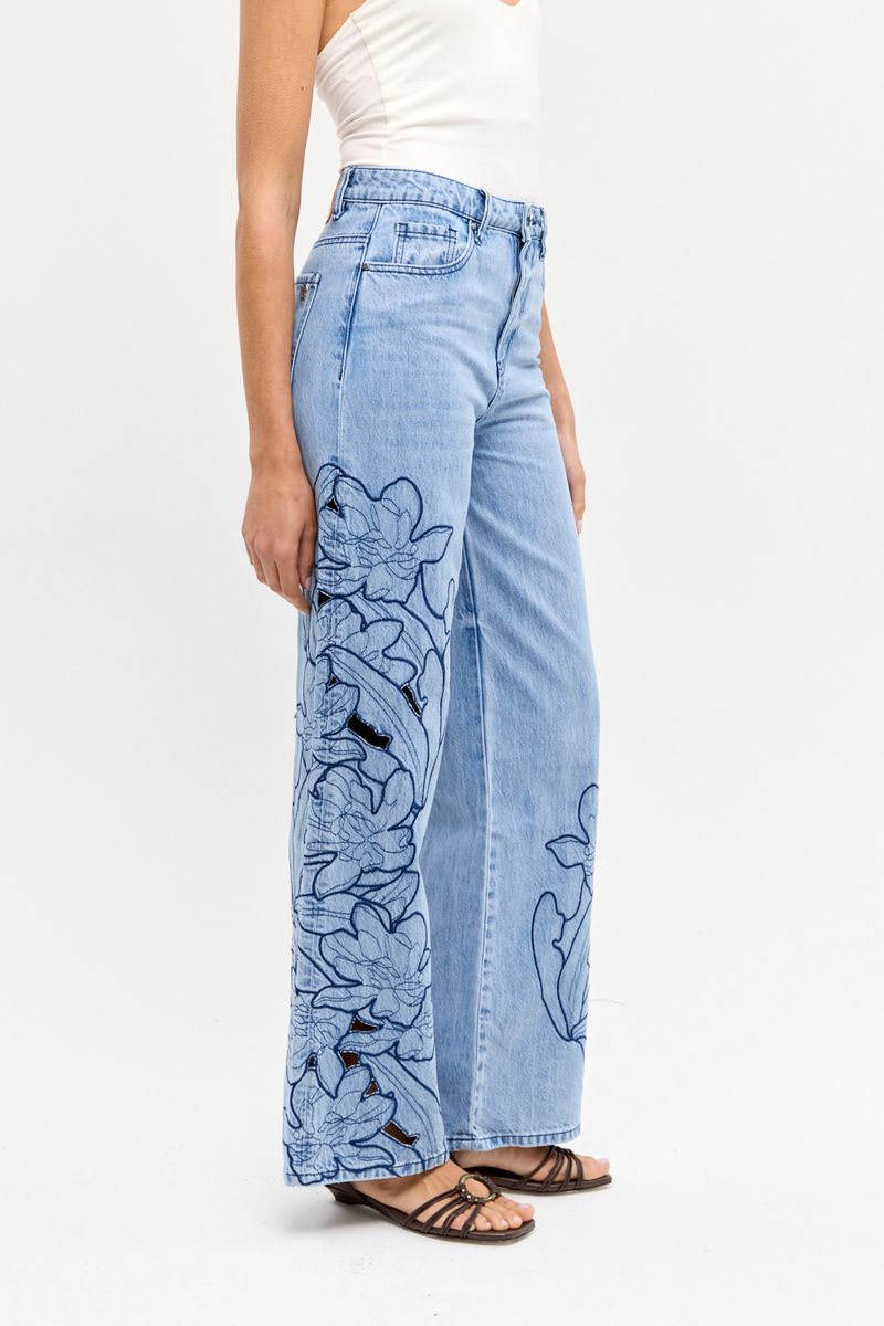 JEAN EMBROIDERY DONNI