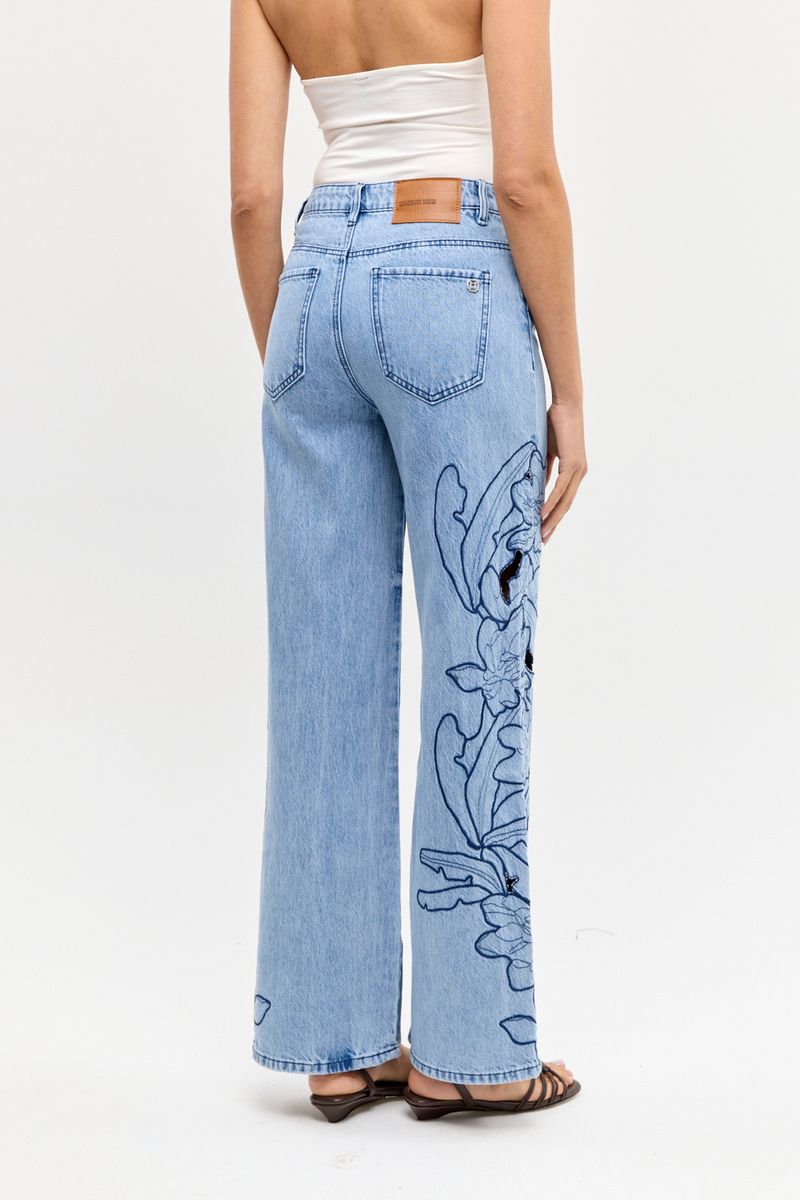 JEAN EMBROIDERY DONNI