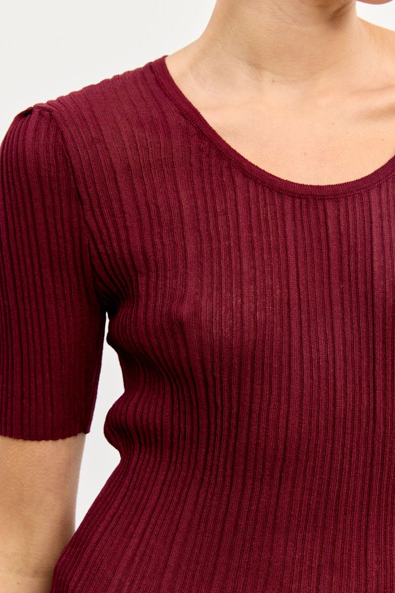 SWEATER PUFF SLEEVES LILA