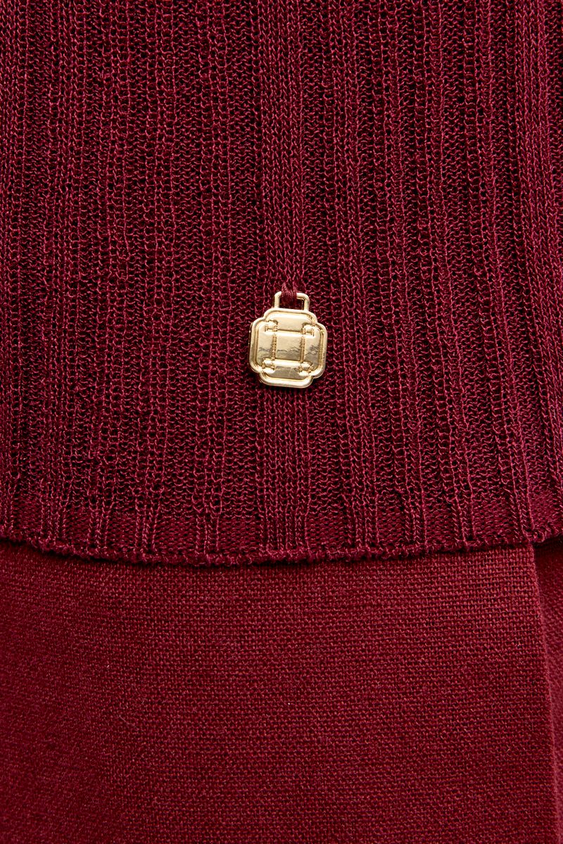 SWEATER PUFF SLEEVES LILA