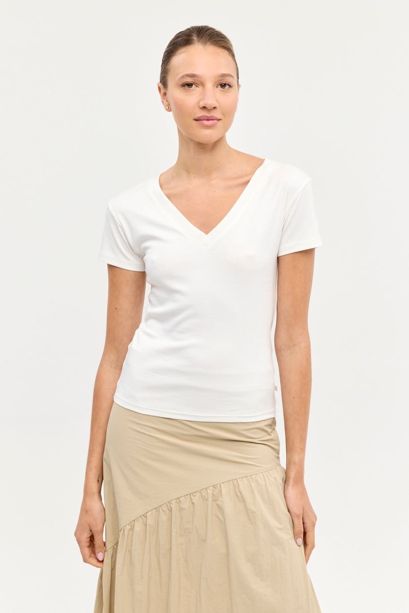 REMERA COTTON PIMA BIANCA