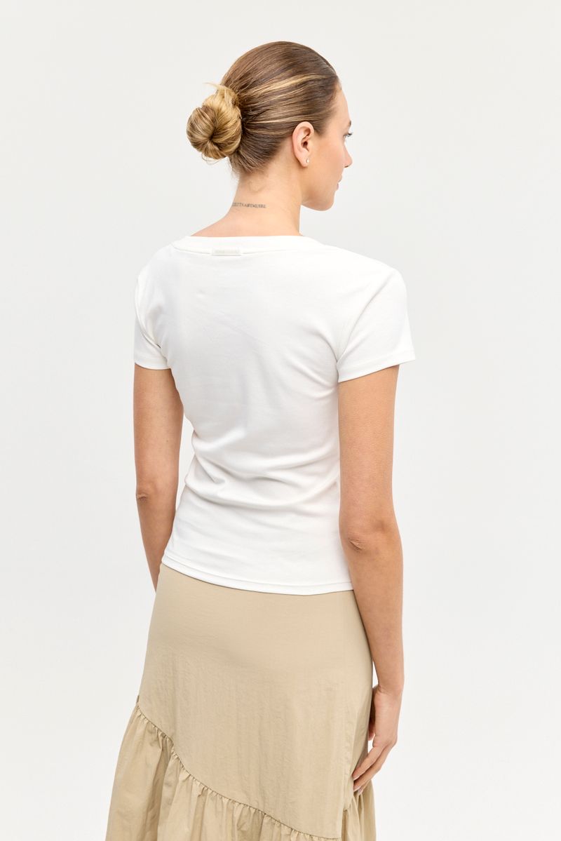 REMERA COTTON PIMA BIANCA